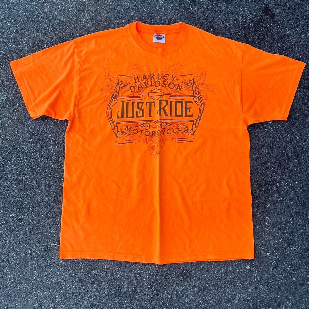 1990s Harley Davidson Graphic AOP shirt size XL